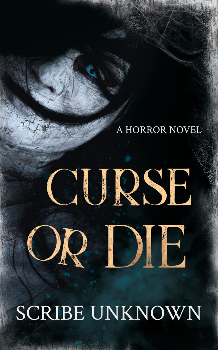 Premade Buchcover Horror bleiches Gesicht ZL-41